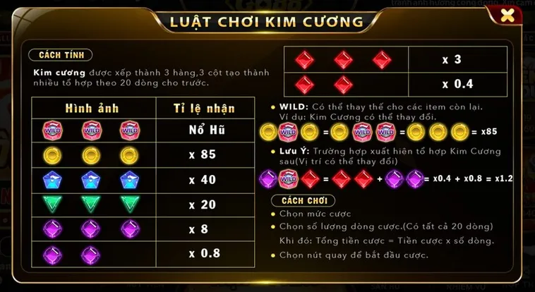 Khám Phá Trò Chơi Nổ Hũ Kim Cương MMLIVE Hấp Dẫn Nhất 2025